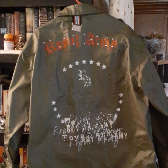 Men's Royal Army Raincoat or Windbreakerp - Picture 4 of 4